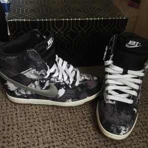 Nike hightop wedges